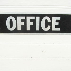 Office Sign - Small Office Sign - Office Door Sign - Adhesive Sign ...