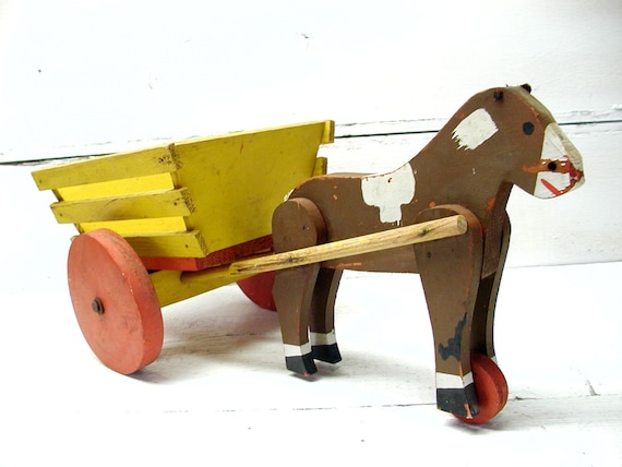 toy horse cart