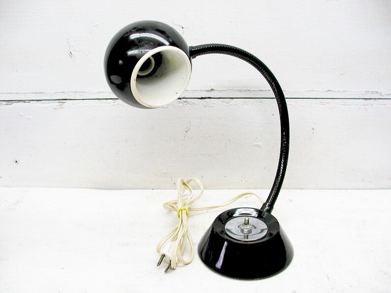Vintage Eyeball Lamp Desk Retro Table Eye Ball Image 0