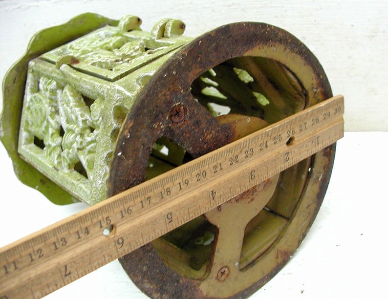 Vintage Cast Iron Candle Lantern Japanese Garden Lantern ...