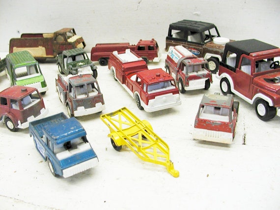 toy cars and trucks