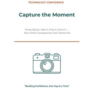 Senior Phone Photo Guide, iPhone Android Basics (PDF)