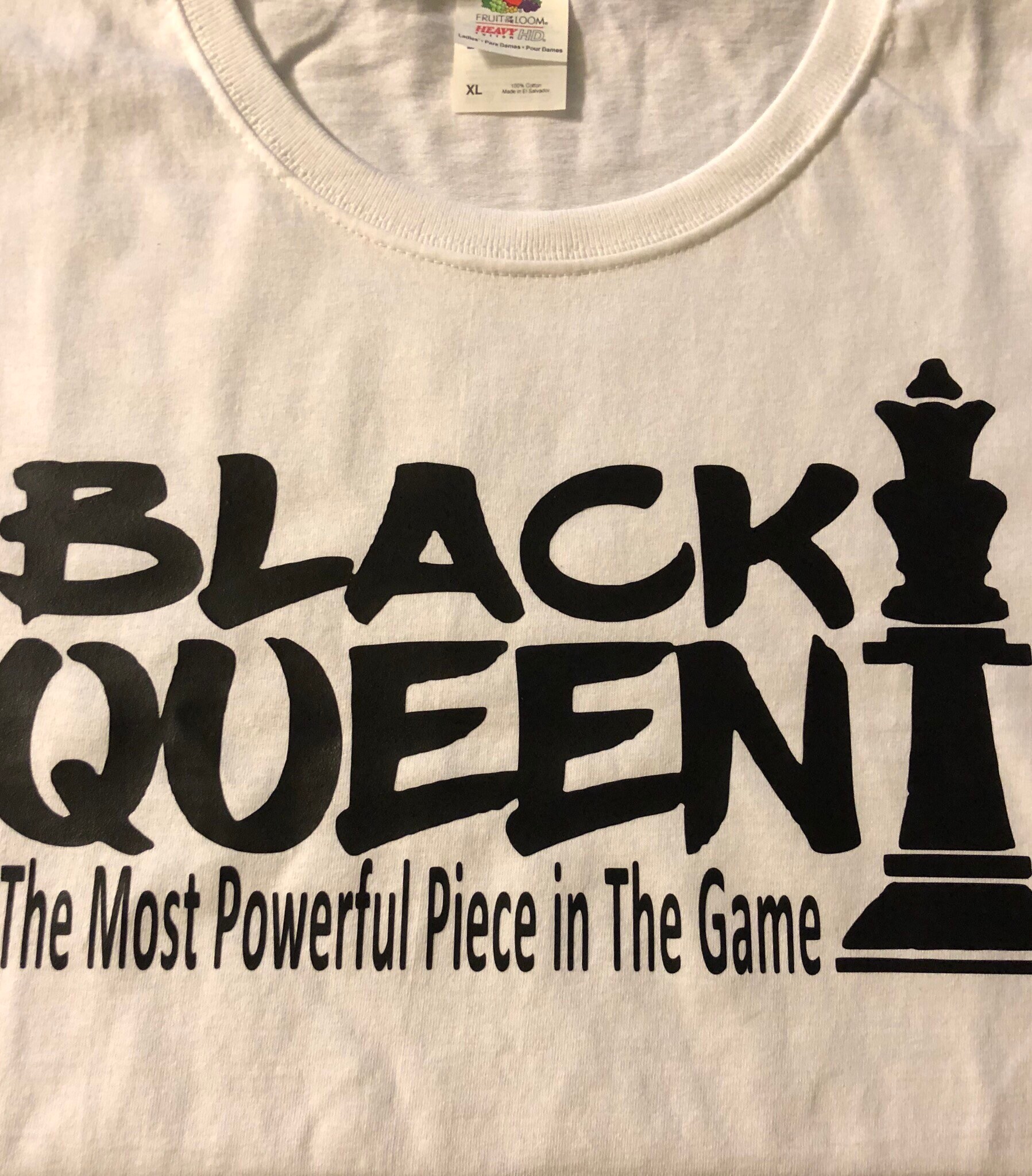 Chess Black Queen The Most Powerful Piece in the Game Shirt