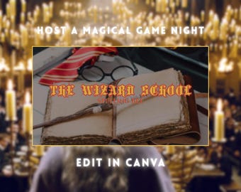 Wizard School Spelling Bee Game | Wizard Party Game | Adult Game Night | Instant Download