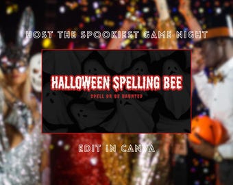 HALLOWEEN Spelling Bee | Party Games | Adult Party Games | Halloween Party Ideas | Game Night