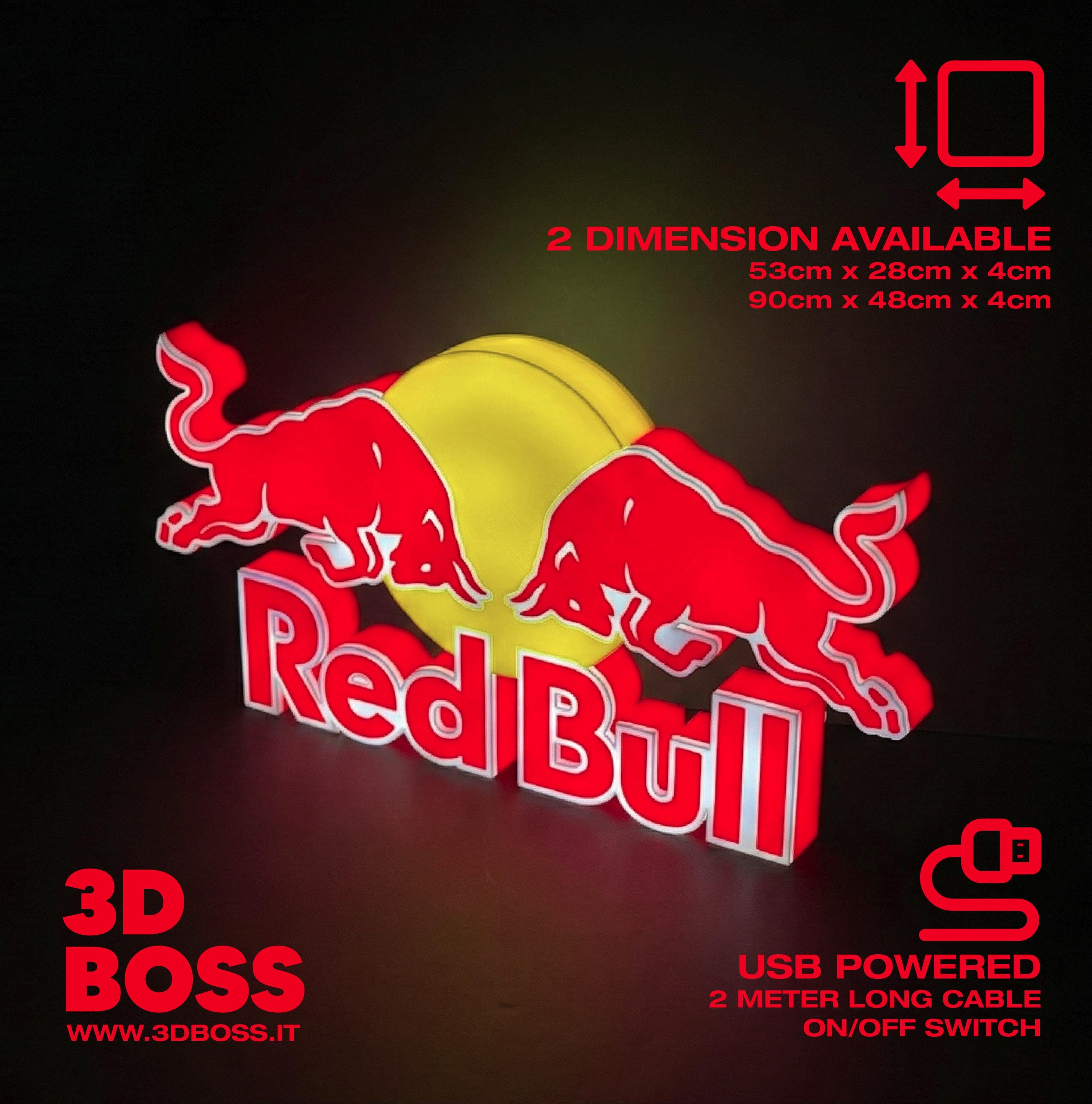 Red Bull Led Sign - Etsy Red Bull Led Sign - Etsy