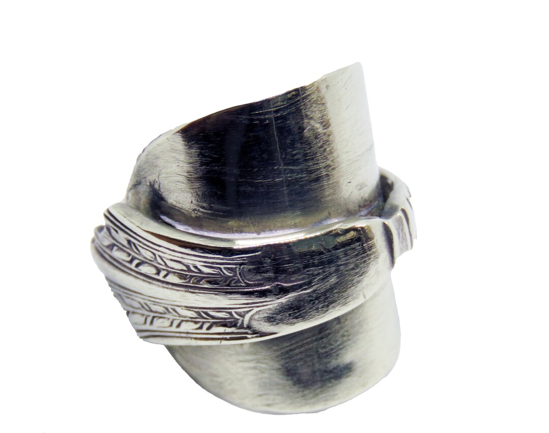 Antique Silver Plated Spoon Ring Vintage Silver Spoon Ring Handcrafted ...