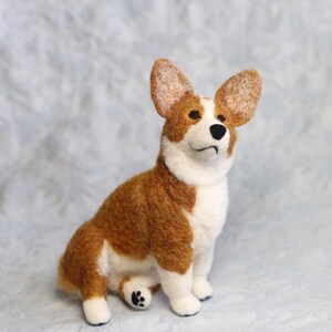 CUSTOM Felt Pet Portrait: Tiny Felt Dogs, Cats and Critters to Match Your Pet. Made with 100% wool. image 4