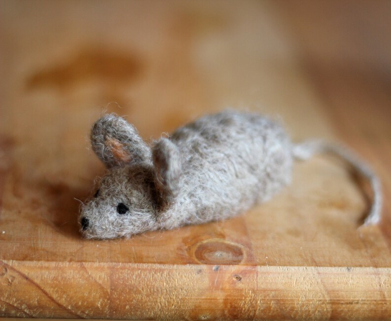 Tiny Felt Mouse Waldorf Toy for Small Hands Etsy