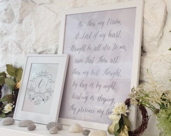 16"x20" Bible Verse Print Poster Sign Customized