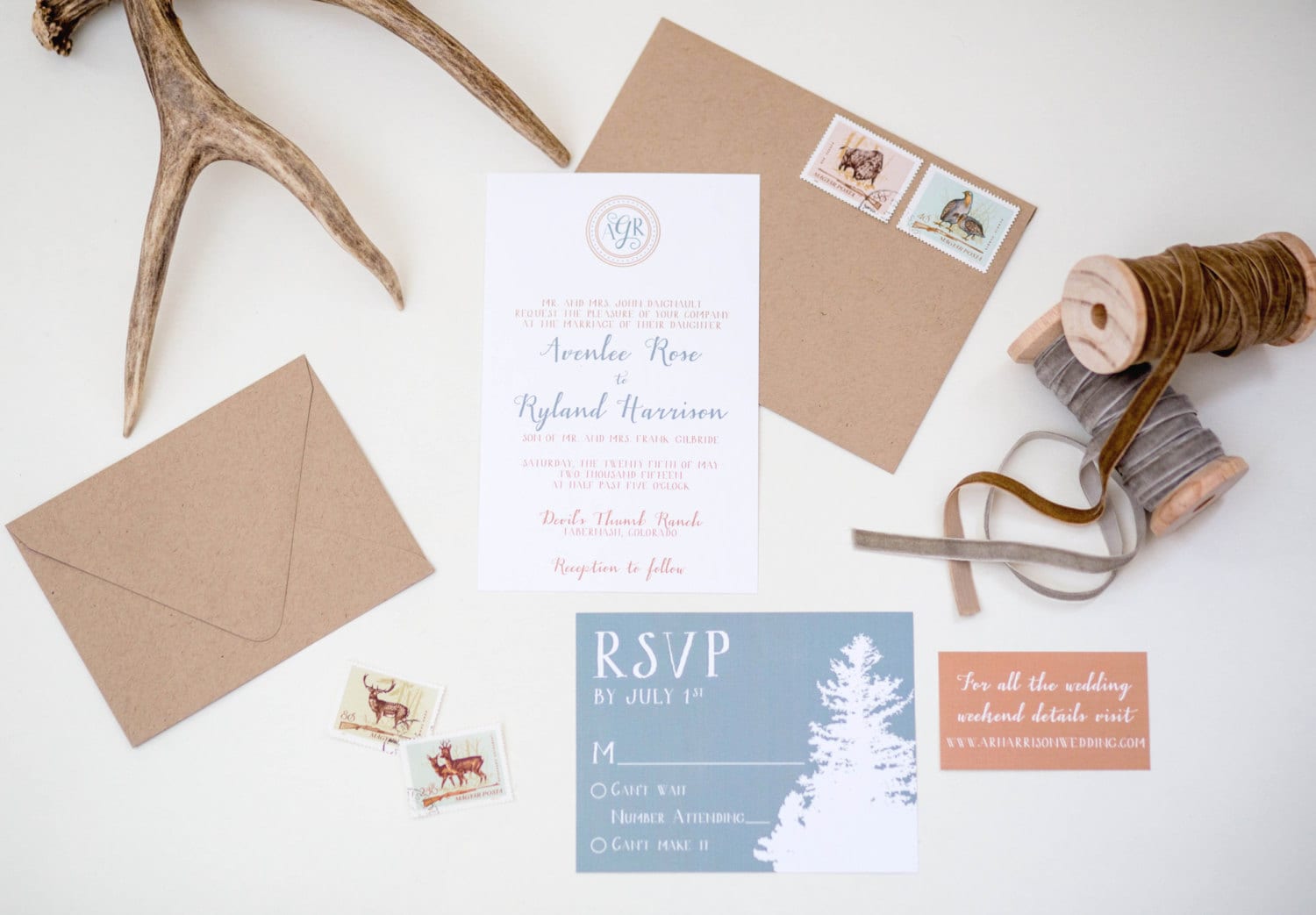 Ranch Custom Wedding Invitation Suite - Etsy
