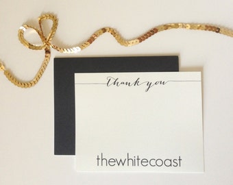 100+ Custom Stationery Flat Note Cards