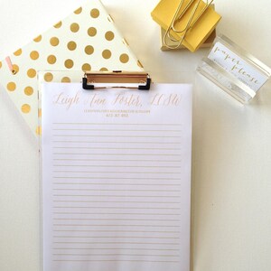 8.5&quot;x11&quot; Custom Note Pad- Personalized / Logo