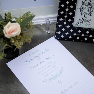 Certificat de mariage 8,5 x 11 po.