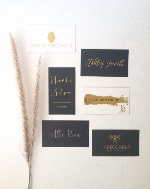 100 Custom Business Cards Etsy