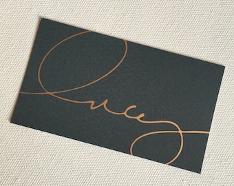 Foil Business Cards Custom Design