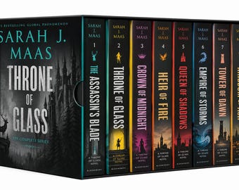 Complete Throne of Glass Series 8-Book Set | Sarah J. Maas Fantasy Collection