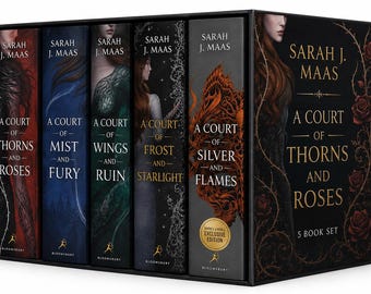 A Court of Thorns and Roses 5-Book Set | Sarah J. Maas Fantasy Romance Collection (Hardcover)
