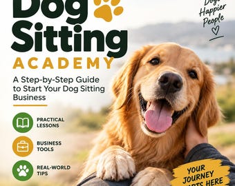 Corso di formazione per dog sitter di 14 giorni / Accademia per pet sitter principianti e kit di strumenti