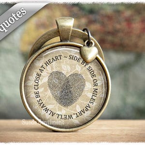 Best Friend Keyring • Long Distance Friendship • Gifts For Friends • Sister Keychain • Friendship Keychain • Friends Keychain