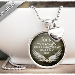 Personalized Memorial Urn Necklace: Ashes Keepsake Jewelry