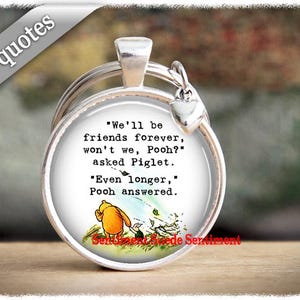 Best Friend Keychain • Long Distance Friendship • Best Friend Birthday • Friendship Keyring • Sister Keychain