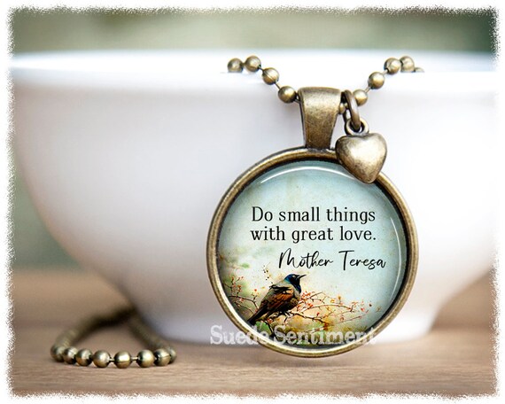 Mother teresa necklace deals