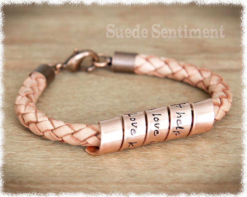 Womens Anniversary Gift Copper Anniversary Copper Bracelet Etsy
