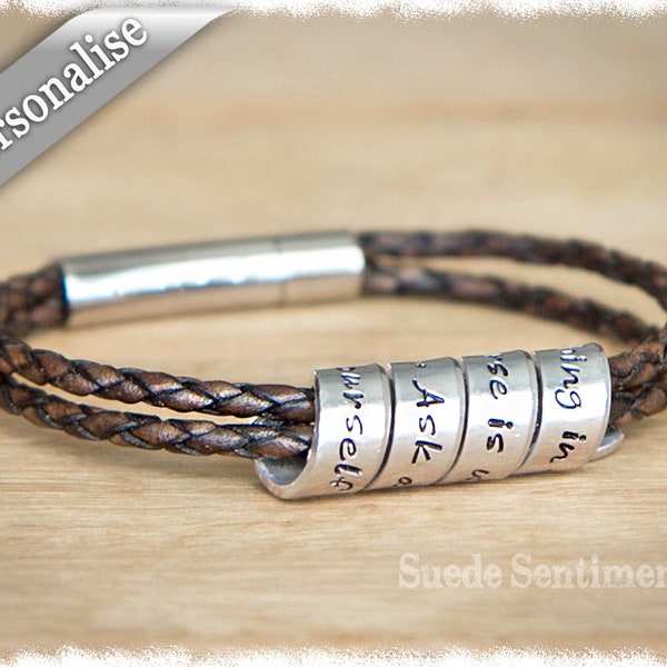 Personalised Bracelet for Her • Sister Bracelet • Womens Anniversary • Custom Friendship Bracelet • Personalised Daughter Gifts