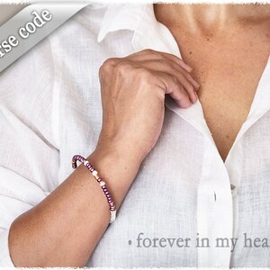 Personalized Morse Code Bracelet: Remembrance Jewelry, Loss of Loved One