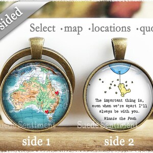 Best Friend Going Away Gifts Personalised Map Keychain Friend Long Distance Friendship Keyring Sister Gift 7. Important thing