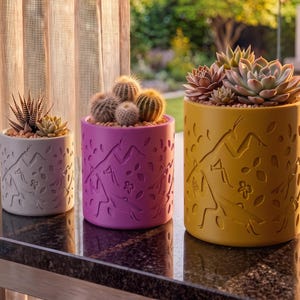 Pot de fleurs succulente en forme de mante religieuse - Pot de frangipanier tropical imprimé en 3D, jardin exotique, mini décoration de bureau