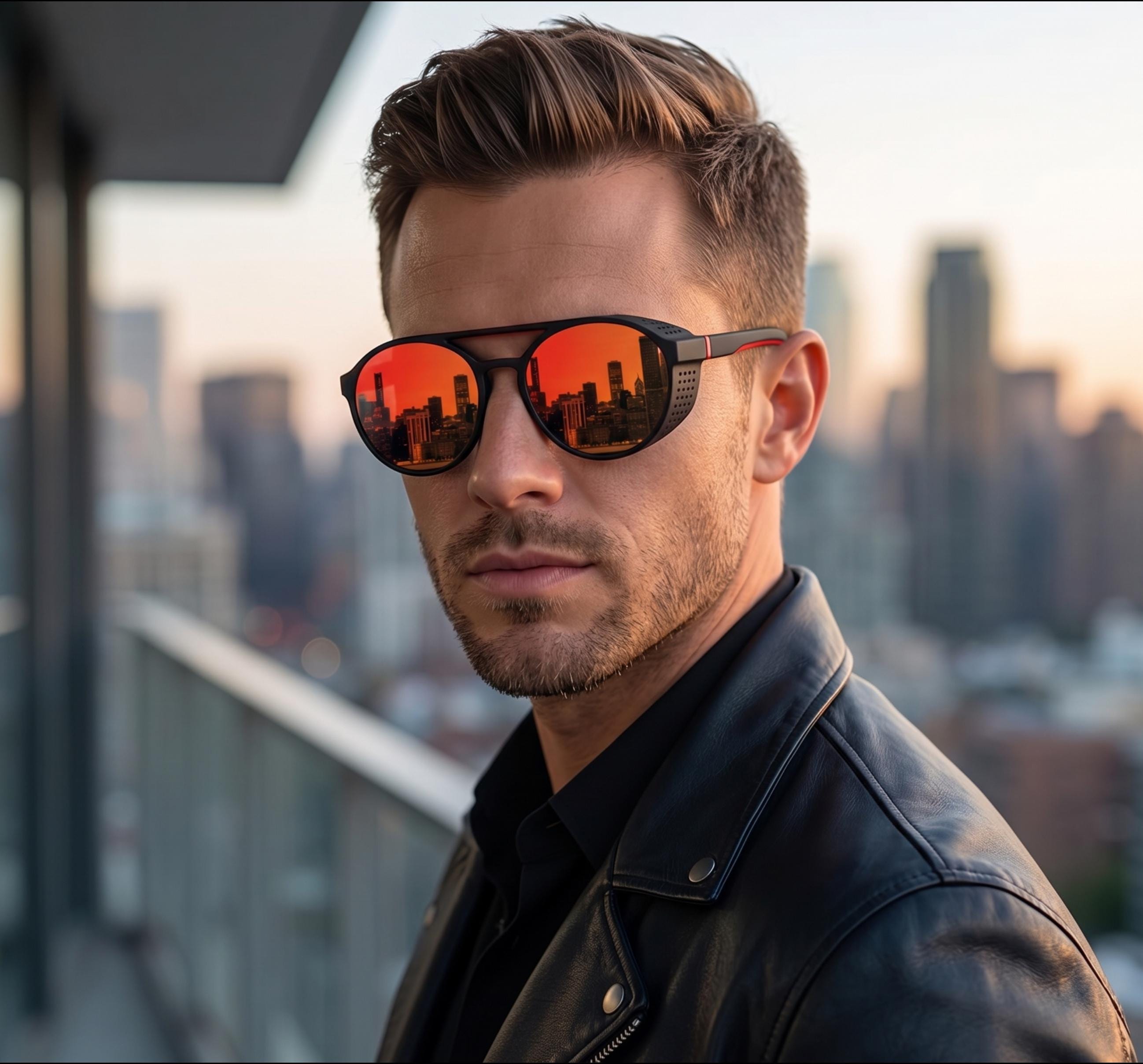 Vintage Biker Sunglasses - Etsy