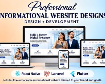 Progettazione di siti web aziendali personalizzati e responsive / Sviluppo ottimizzato per i motori di ricerca (Servizio digitale)