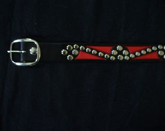 Carved & Studded Belt