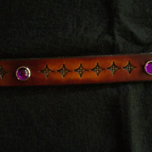 1 Tooled and jeweled Belt image 2