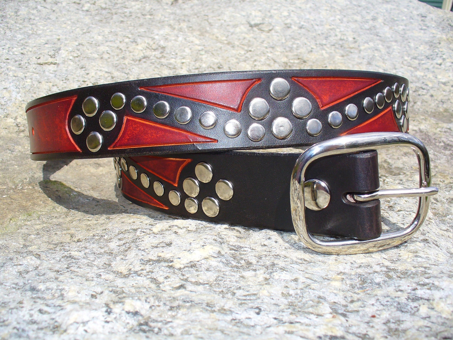 Studded Belt Etsy