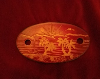 Tropical sunset Barrette