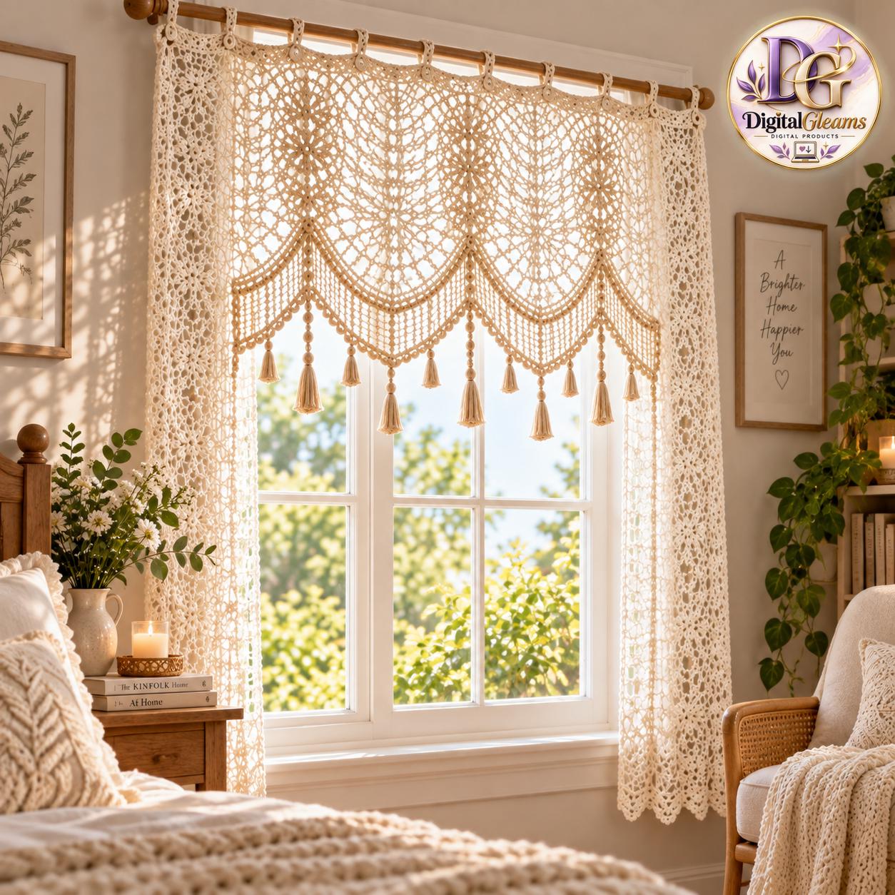 Filet Lace Curtains - Etsy