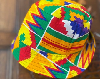 Bucket Hats - African print bucket hats - One Size - Afrocentric805