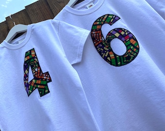 T-Shirt Bambino - NUMERI - T-Shirt Personalizzata - Afrocentric805