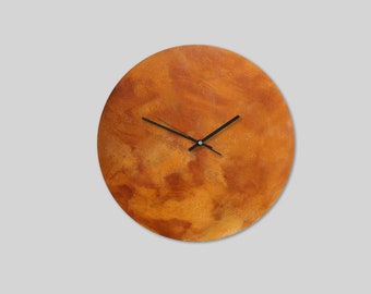 Rusted Steel Wall Clock Medium - multiple sizes