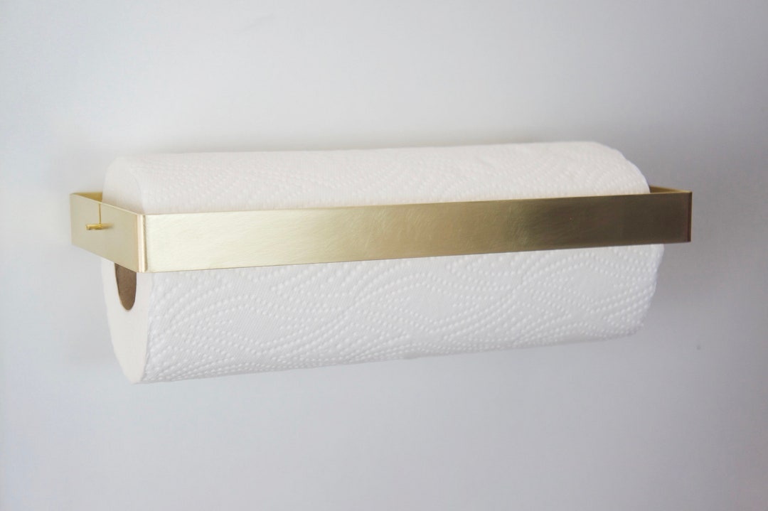 Brass Kitchen Roll Holder - Etsy