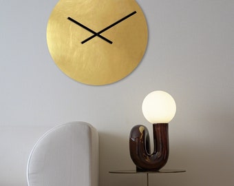 Pure Brass - Horloge murale en laiton