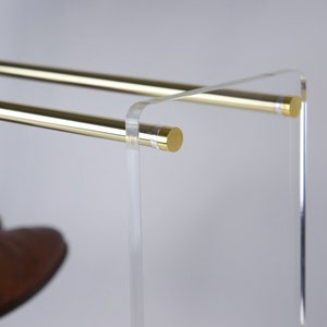 Brass & Glass Large Schuhregal aus Messing verschiedene Größen Bild 5