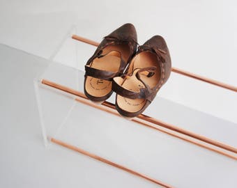 Copper & Glass - Shoe Rack