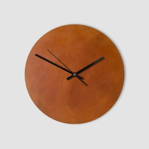 Rusted Steel - Wanduhr aus gerostetem Stahl - verschiedene Größen