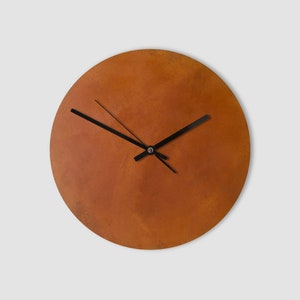 Rusted Steel Wall Clock - different sizes