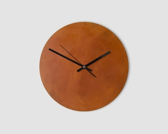 Rusted Steel Wall Clock - different sizes