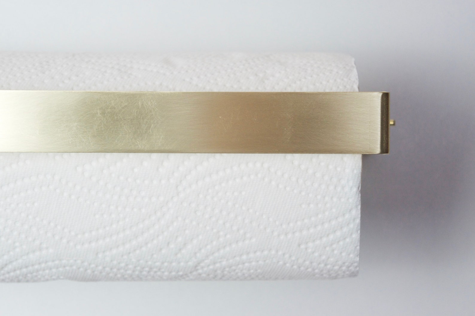 Brass Kitchen Roll Holder Etsy
